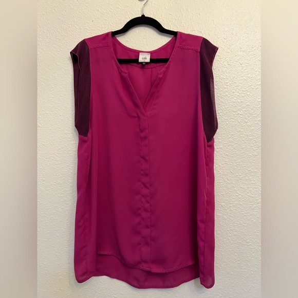 Cabi Magenta/Bougainvillea Campo Top Style #5033 medium - Picture 3 of 6